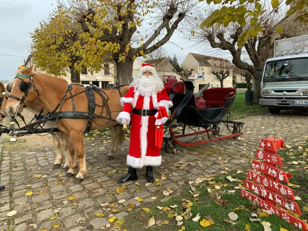traineau de noël pour les fêtes